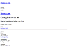 Tablet Screenshot of grongbilservice.no